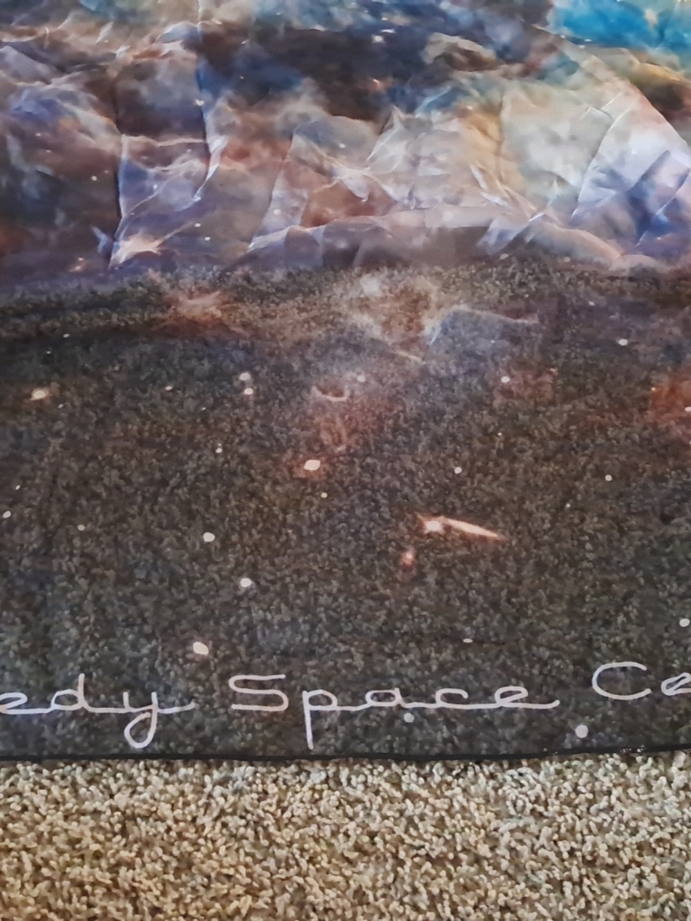 Galaxy Print Women’s Belt - Black/Brown